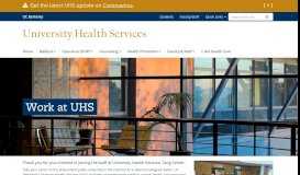 
							         Employment | University Health Services								  
							    