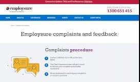 
							         Employsure Complaints | Feedback & Procedure | Employsure								  
							    