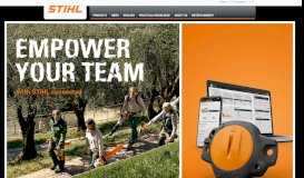 
							         Empower your team. With STIHL connected.								  
							    