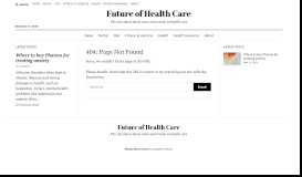 
							         Empowering Patients To Take Control Of Their Health CareFuture of ...								  
							    