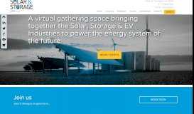 
							         Empowering the UK energy transition | Solar & Storage Live | 17 - 19 ...								  
							    
