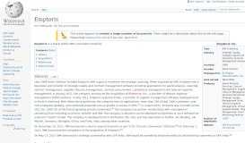 
							         Emptoris - Wikipedia								  
							    