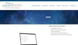 
							         EMR | Patient Now								  
							    