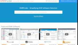 
							         EMRFinder - Best EHR & EMR Software Catalogue | Pricing, Reviews ...								  
							    