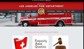 
							         EMS Billing & Medical Records | Los Angeles Fire Department								  
							    