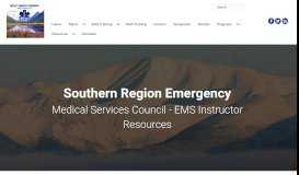 
							         EMS Instructor Resources - sremsc								  
							    