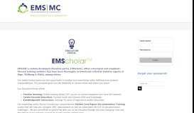 
							         EMS|MC Education Portal								  
							    