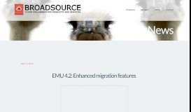 
							         EMU 5.2: Extends the micro-services framework to the backup function ...								  
							    