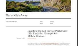 
							         Enabling the Self Service Portal with IBM Endpoint Manager for Mobile ...								  
							    