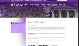 
							         Enactus Team - Southwestern College								  
							    
