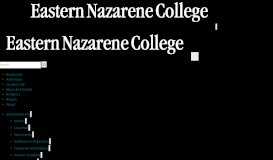 
							         ENC Online Portal - Eastern Nazarene College								  
							    