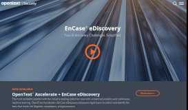 
							         EnCase eDiscovery- Litigation Hold Management & Digital Forensics								  
							    