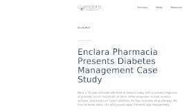 
							         Enclara Pharmacia Presents Diabetes Management Case Study								  
							    