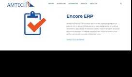 
							         EnCore ERP - Amtech Software								  
							    
