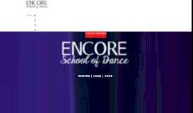 
							         Encore School of Dance								  
							    
