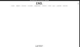 
							         END. | Globally Sourced Menswear								  
							    