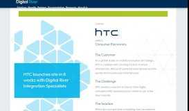 
							         End-to-End Ecommerce Solutions | SaaS Solution | HTC - Digital River								  
							    