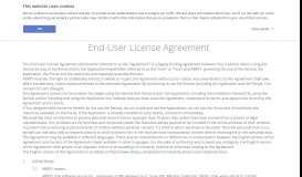 
							         End-User License Agreement - ABBYY Business Card Reader								  
							    