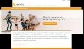 
							         Endo | A Global Specialty Pharmaceutical Company								  
							    