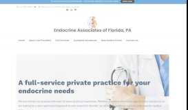 
							         Endocrine Associates of Florida, PA								  
							    