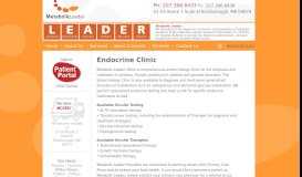 
							         Endocrine Clinic - Metabolic Leader								  
							    