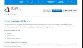 
							         Endocrinology / Diabetes | Abrazo Medical Group								  
							    