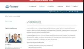 
							         Endocrinology | Grandview Medical Group | Alabama								  
							    