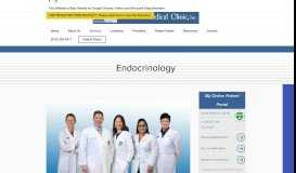 
							         Endocrinology | Pinehurst Medical Clinic								  
							    