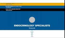 
							         Endocrinology Specialists | Central Ohio Primary Care - Westerville								  
							    