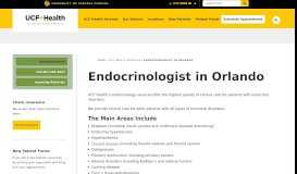 
							         Endocrinology | UCF Health |Doctors in Orlando, Lake Nona								  
							    