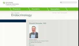 
							         Endocrinology | Winchester Physician Associates, Massachusetts								  
							    