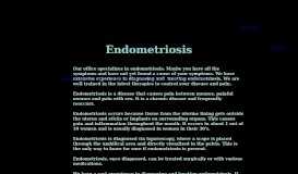 
							         Endometriosis| Lancaster, OH - Dr Laurianne Scott								  
							    
