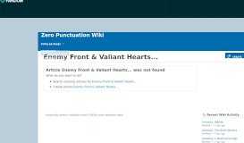 
							         Enemy Front & Valiant Hearts: The Great War | Zero Punctuation Wiki ...								  
							    