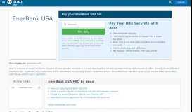 
							         EnerBank USA: Login, Bill Pay, Customer Service and Care Sign-In								  
							    