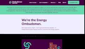
							         Energy Ombudsman - Ombudsman Services								  
							    