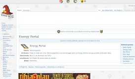 
							         Energy Portal - Tibia Wiki								  
							    
