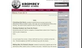 
							         eNews from Oct 4 | Kromrey Middle School								  
							    