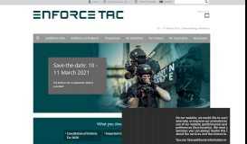 
							         Enforce Tac: Trade fair for security agencies								  
							    