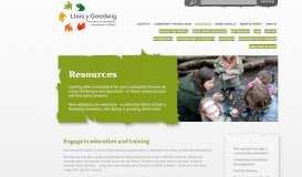 
							         Engage in education & training – Llais y Goedwig | Community ...								  
							    