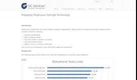 
							         Engaging Employees through Technology - GC Services Limited ...								  
							    