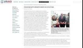 
							         Engaging with Beneficiaries in Viti/Vitina | News | Kosovo | U.S. ... - usaid								  
							    