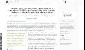 
							         EnGenius Technologies Expands Dealer Program to Encompass ...								  
							    