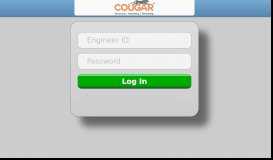 
							         Engineer Portal - Cougar Web Portal								  
							    