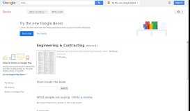
							         Engineering & Contracting - Google Books Result								  
							    