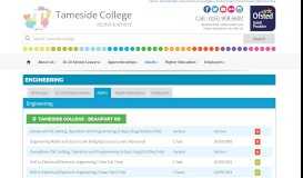 
							         Engineering - Search Tameside College Courses								  
							    