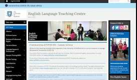 
							         English Language Teaching Centre - The University of Sheffield								  
							    