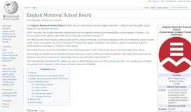 
							         English Montreal School Board - Wikipedia								  
							    