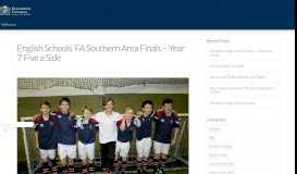 
							         English Schools' FA Southern Area Finals – Year 7 Five a Side ...								  
							    
