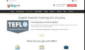 
							         English Teacher Training TEFL Courses | Lingportal: Online School of ...								  
							    