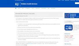 
							         Enhanced Medical Record | Watkins Health Services								  
							    